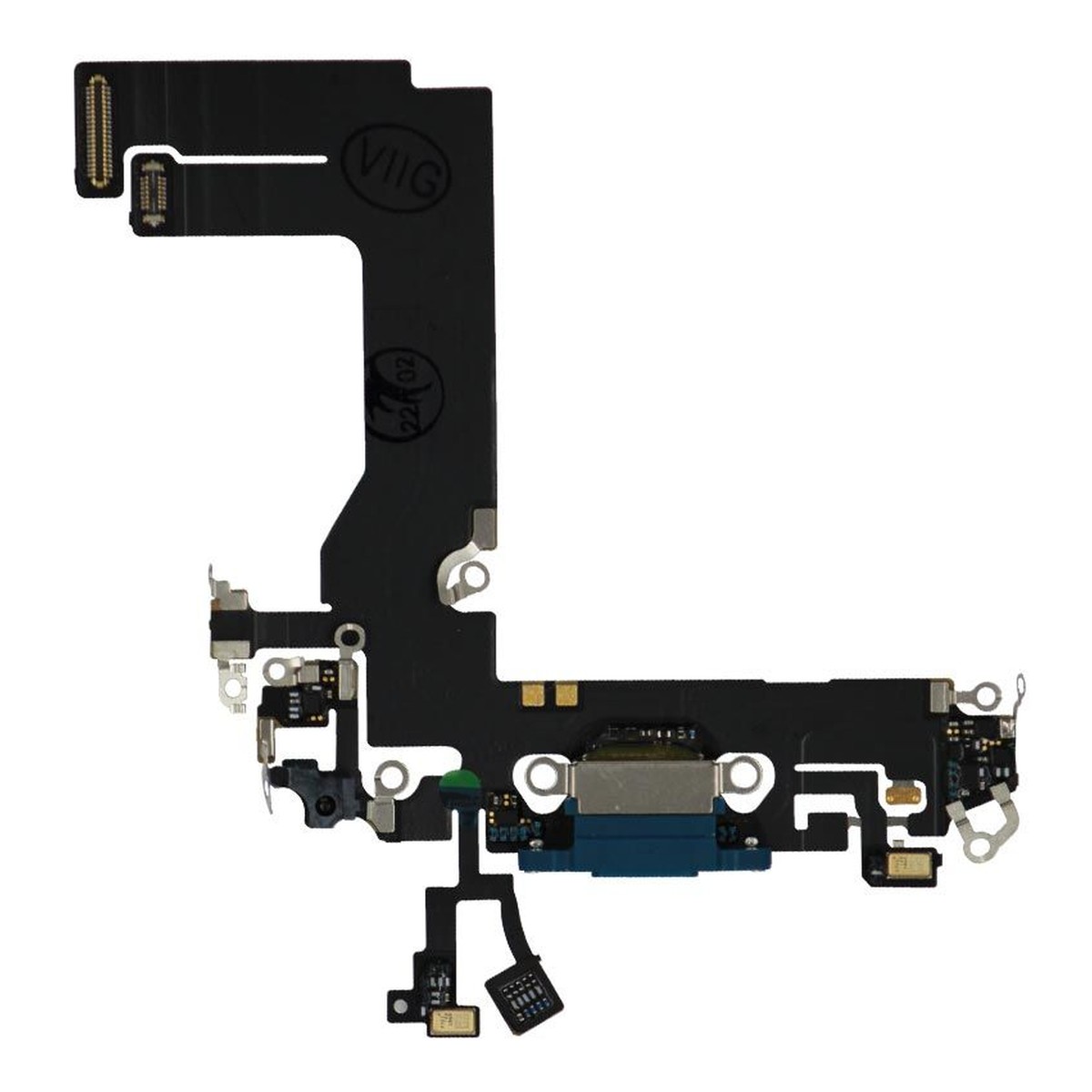 Cable flex con conector de puerto de carga para iPhone 13 Mini, azul