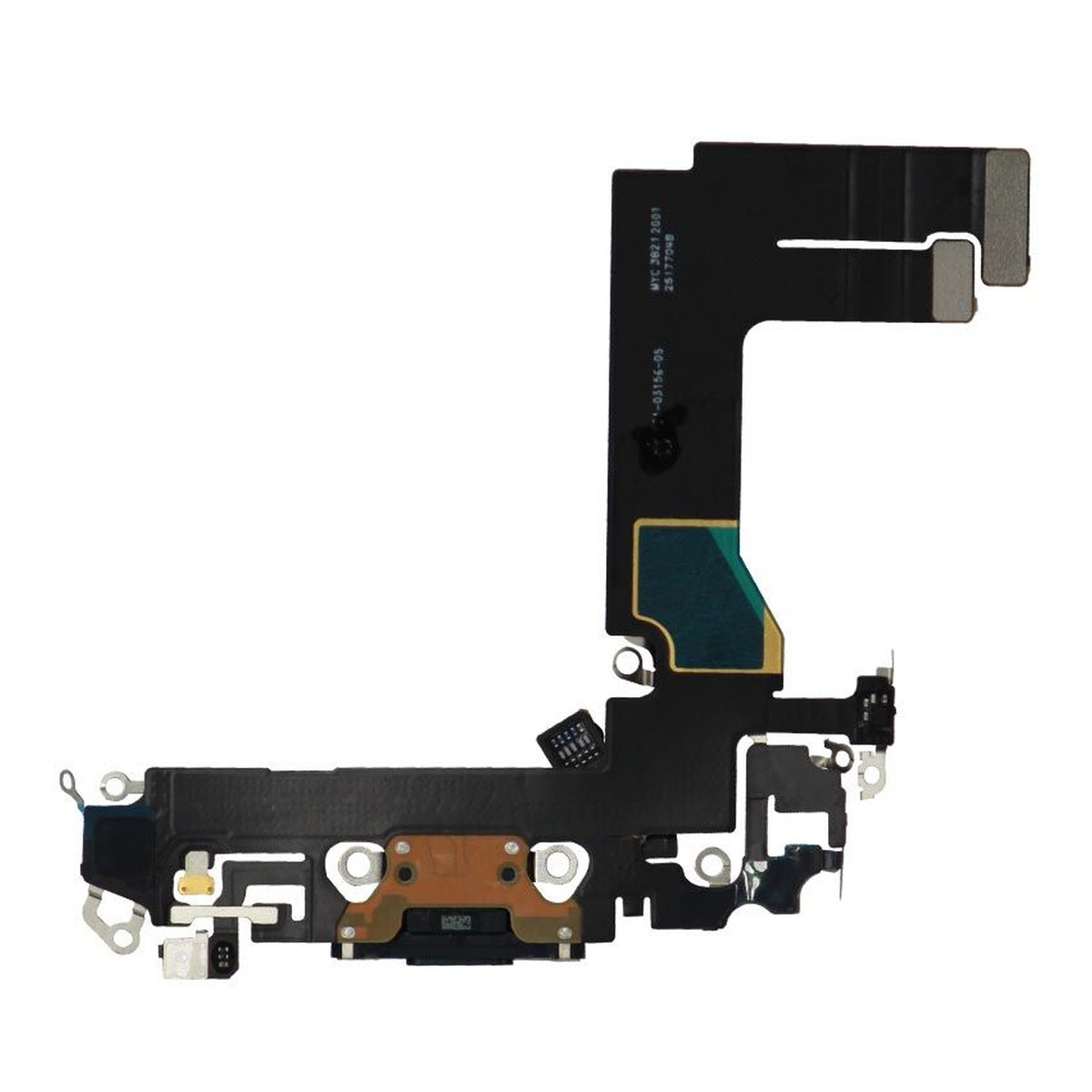 Cable flex con conector de puerto de carga para iPhone 13 Mini, medianoche — imagen 2
