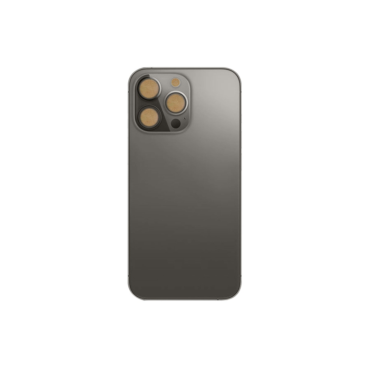 Cristal trasero con adhesivo para iPhone 13 Pro, grafito (orificio grande de cámara) — imagen 2
