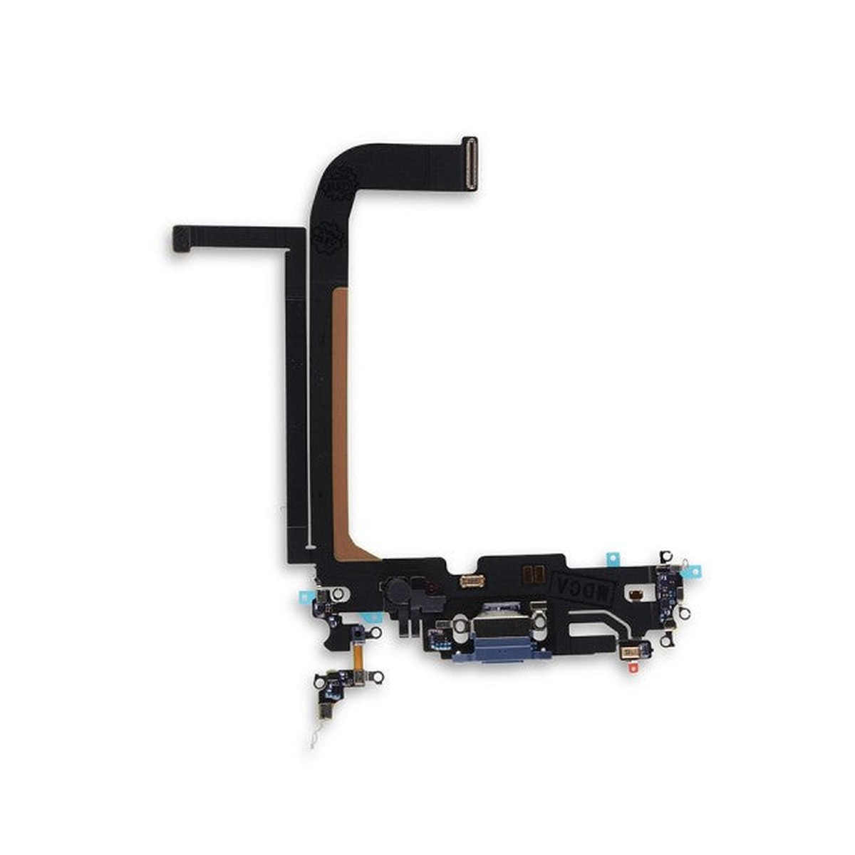 Cable flex con conector de puerto de carga para iPhone 13 Pro Max, verde alpino