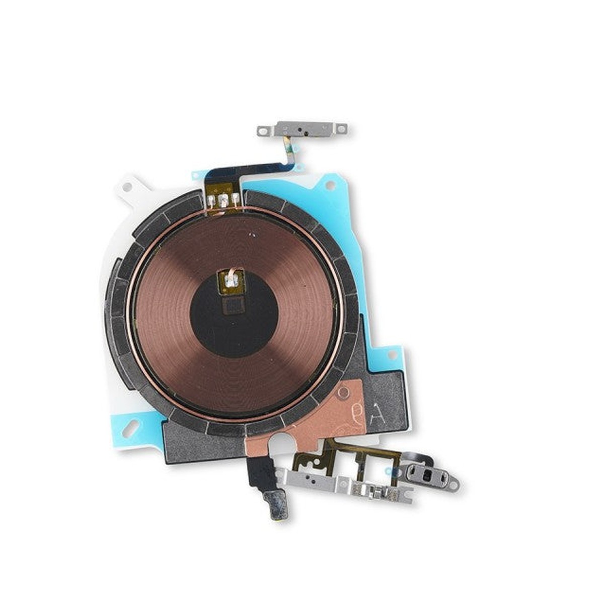 Flex de carga inalámbrica NFC y de encendido/volumen con soportes para iPhone 13 Pro