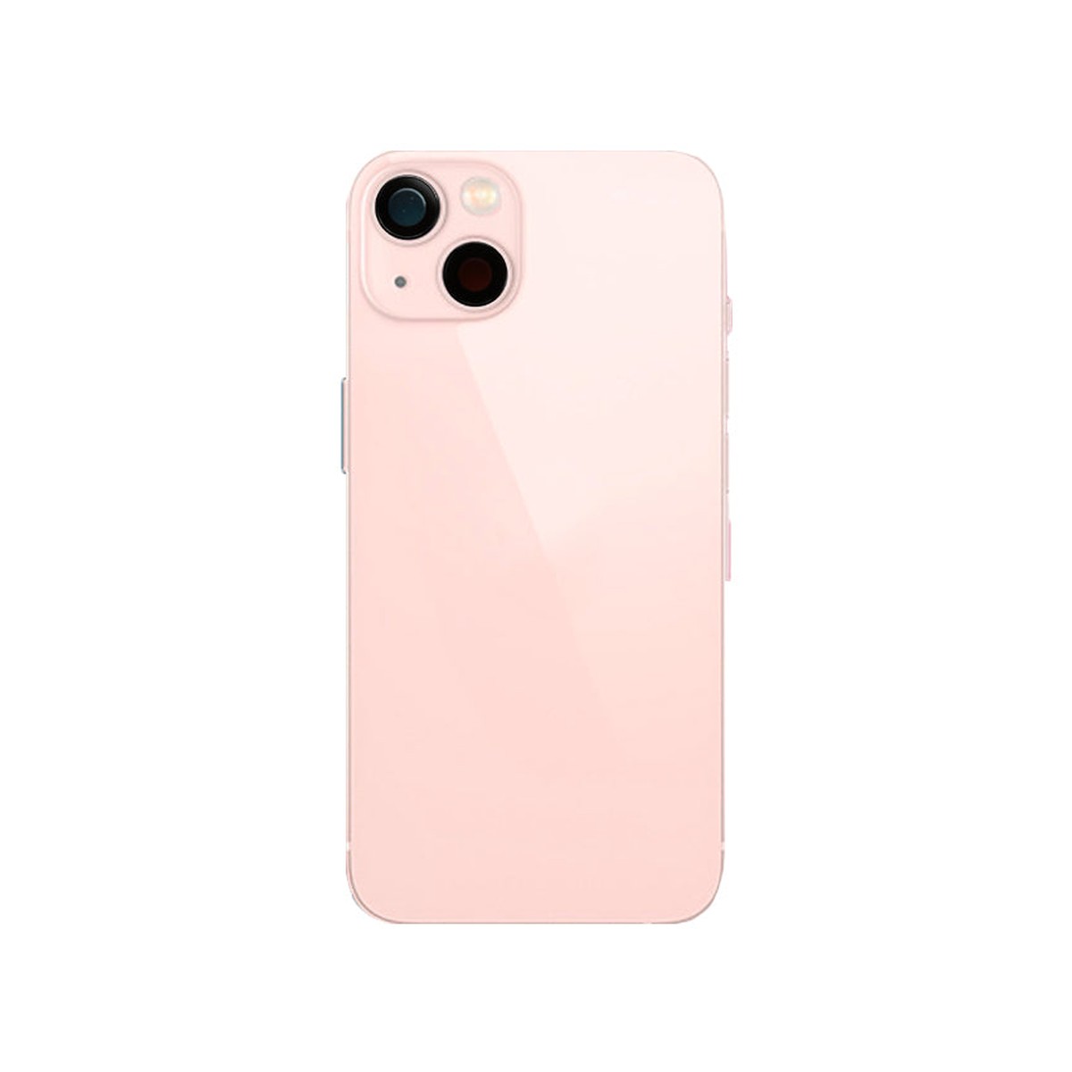 Carcasa trasera con piezas pequeñas preinstaladas para iPhone 13, rosa — imagen 3