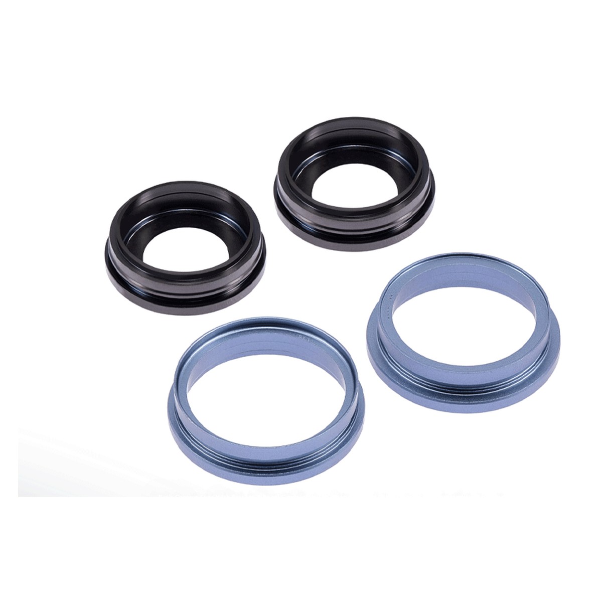 Lente de cámara trasera con soporte y bisel para iPhone 14 / 14 Plus, azul — imagen 2