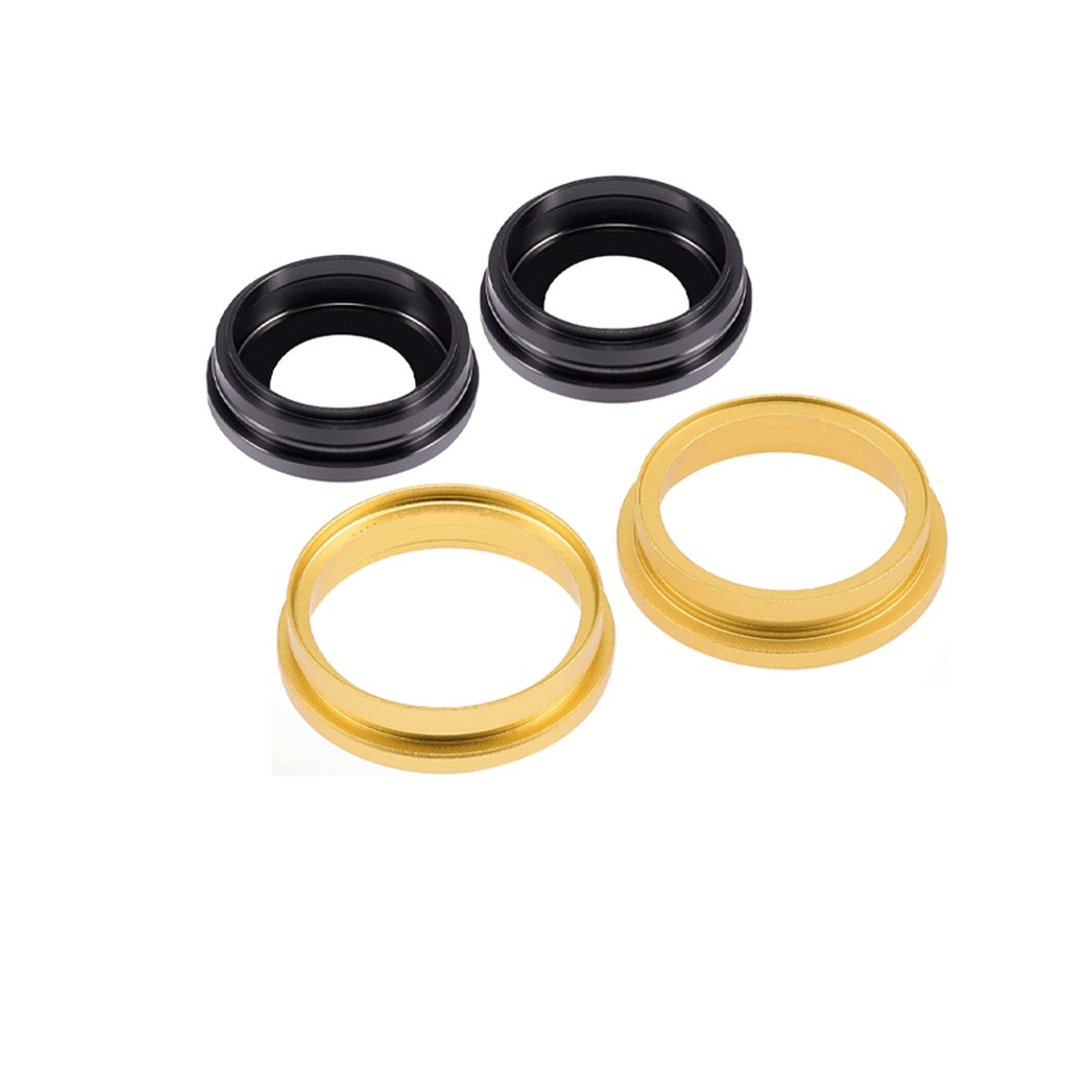 Lente de cámara trasera con soporte y bisel para iPhone 14 / 14 Plus, amarillo — imagen 2