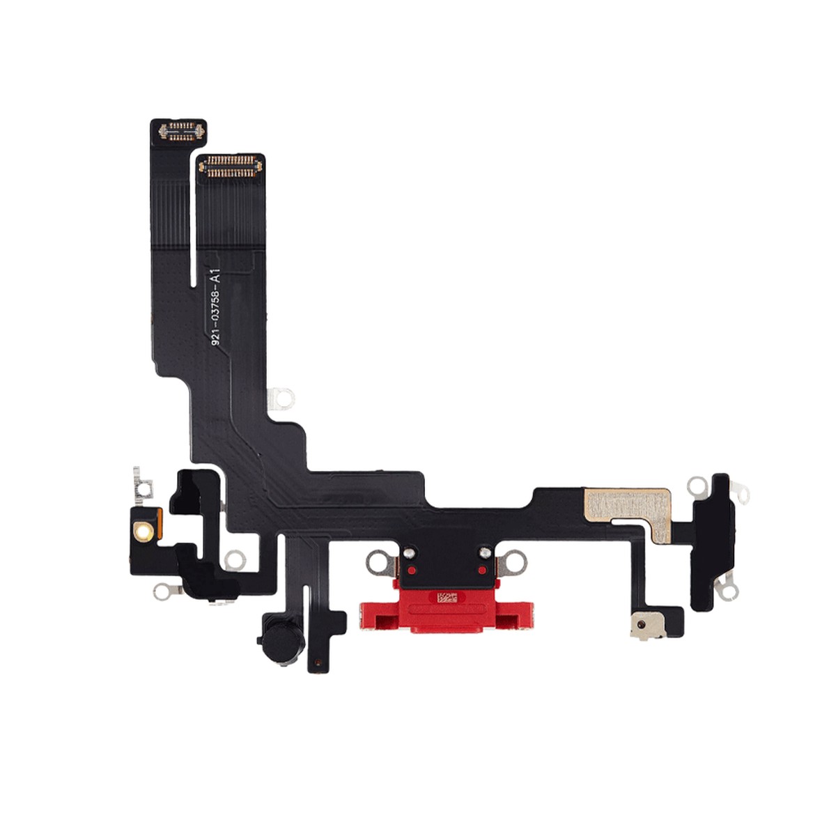 Cable flex con conector de puerto de carga para iPhone 14, rojo — imagen 2