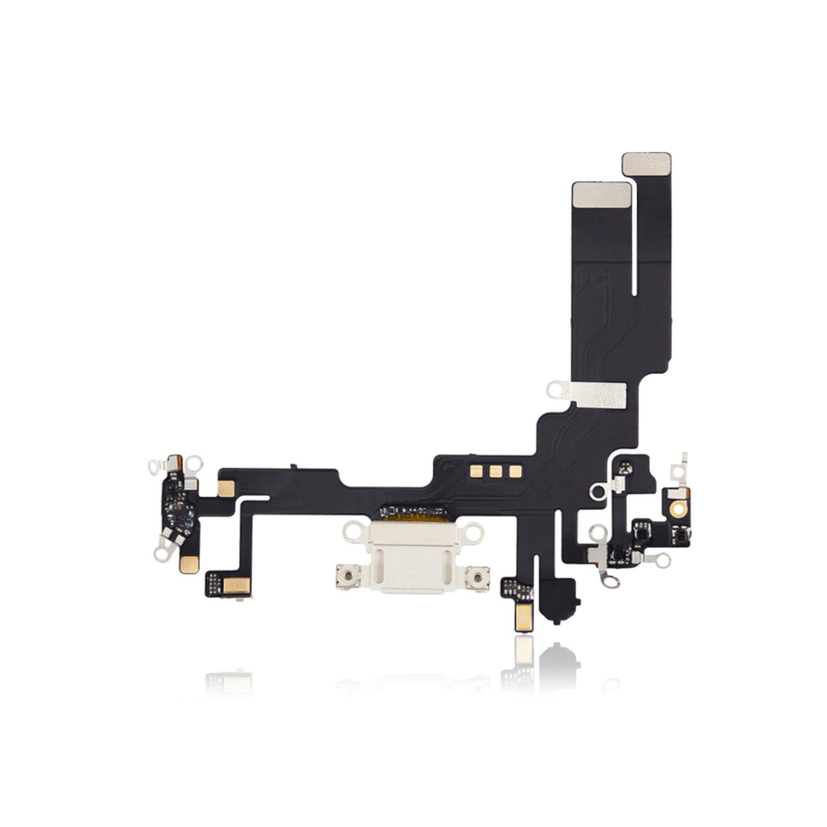Cable flex con conector de puerto de carga para iPhone 14, luz estelar