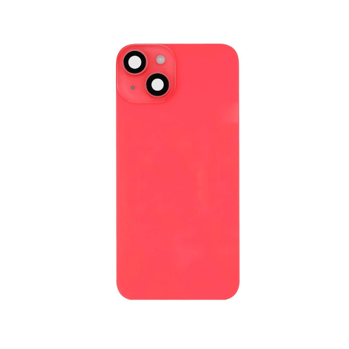 Cristal trasero con imán MagSafe / lente de cámara / bisel de cámara / placa metálica para iPhone 14 Plus, rojo — imagen 2