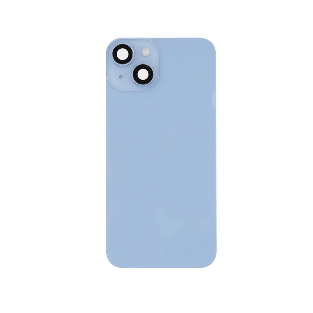 Cristal trasero con imán MagSafe / lente de cámara / bisel de cámara / placa metálica para iPhone 14 Plus, azul — imagen 2
