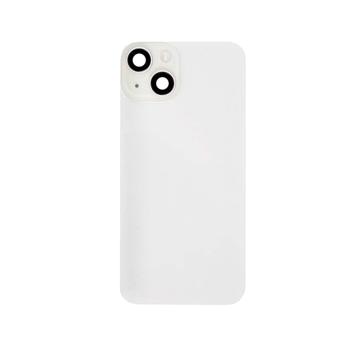 Cristal trasero con NFC inalámbrica / flex de flash / imán / lente de cámara / bisel de cámara / placa metálica para iPhone 14 Plus, luz estelar — imagen 2