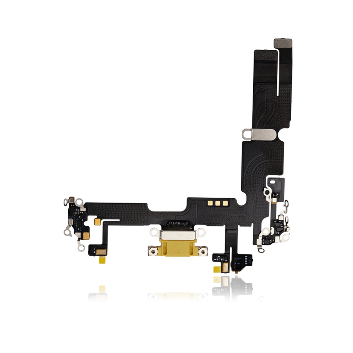Cable flex con conector de puerto de carga para iPhone 14 Plus, amarillo