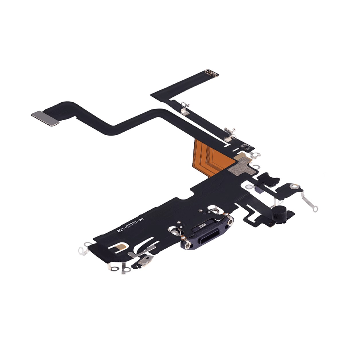 Cable flex con conector de puerto de carga para iPhone 14 Pro, morado oscuro — imagen 3