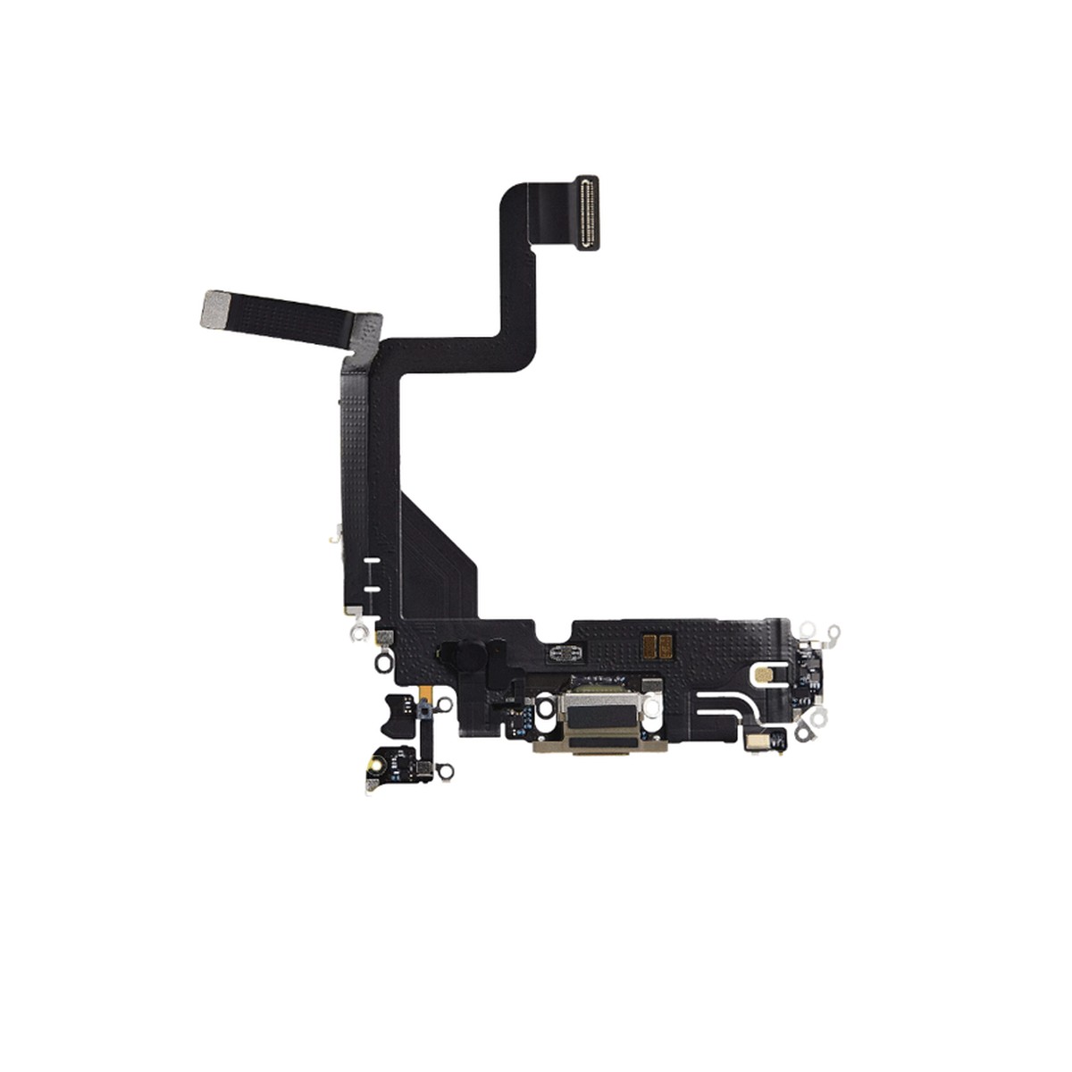 Cable flex con conector de puerto de carga para iPhone 14 Pro, dorado