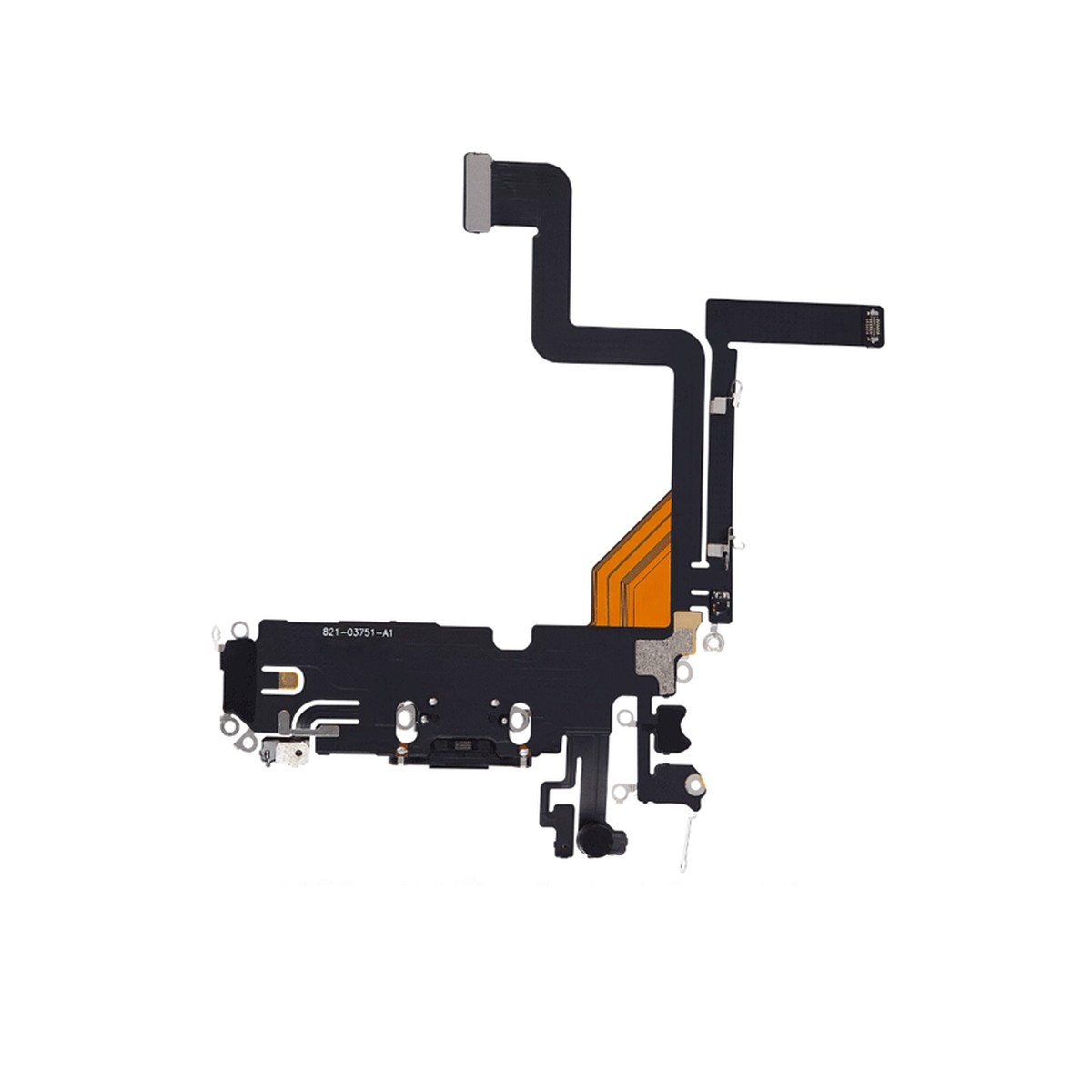 Cable flex con conector de puerto de carga para iPhone 14 Pro, negro espacial — imagen 2