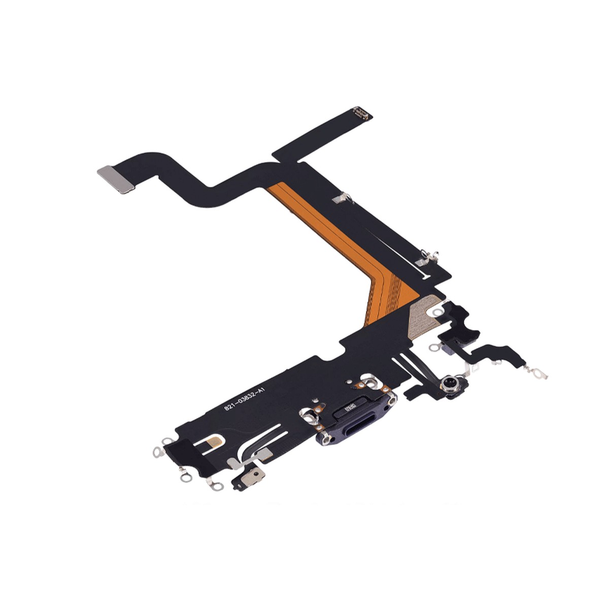 Cable flex con conector de puerto de carga para iPhone 14 Pro Max, morado oscuro — imagen 3