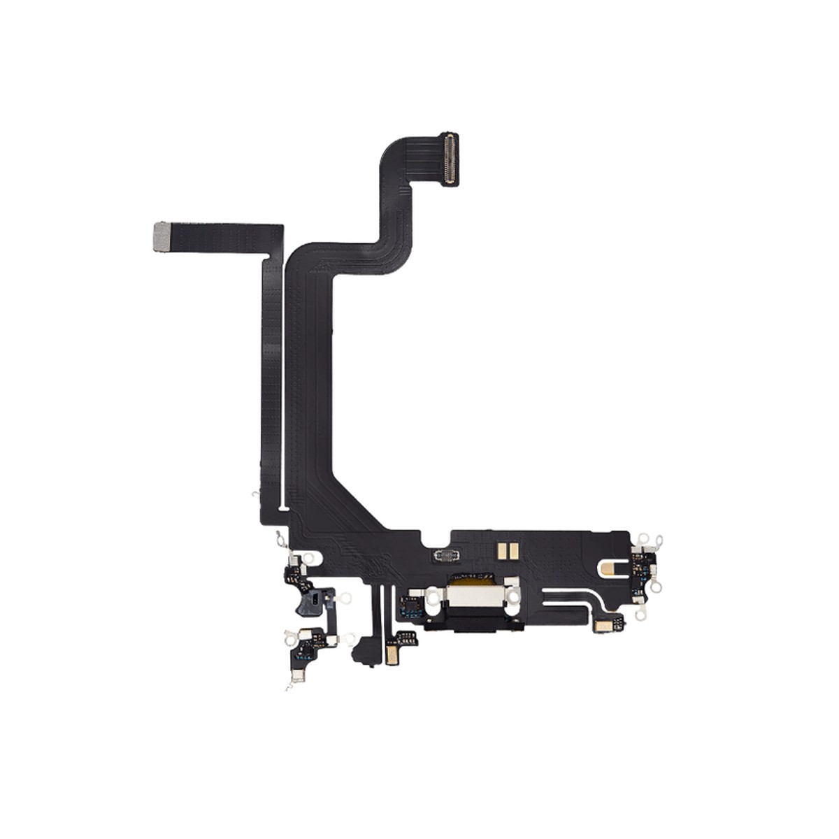Cable flex con conector de puerto de carga para iPhone 14 Pro Max, negro espacial
