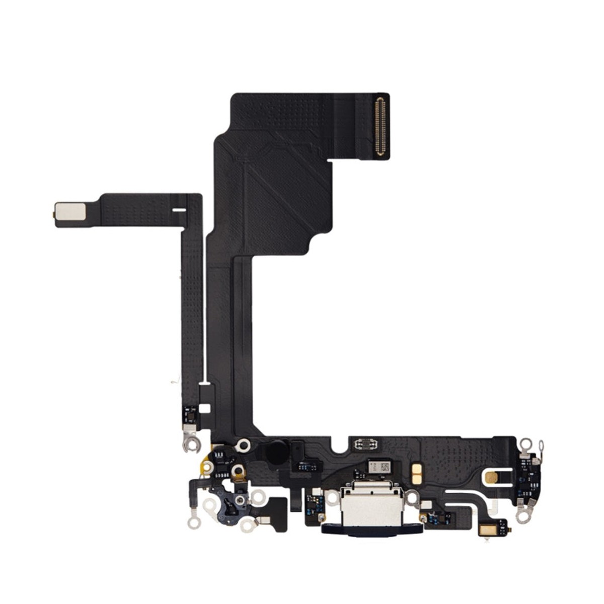 Cable flex con conector de puerto de carga para iPhone 15 Pro, titanio negro