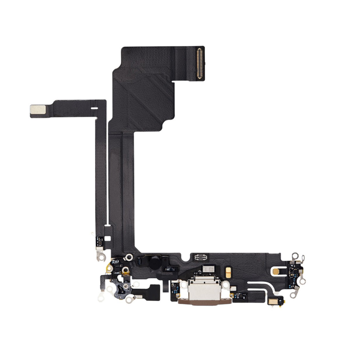 Cable flex con conector de puerto de carga para iPhone 15 Pro Max, titanio natural