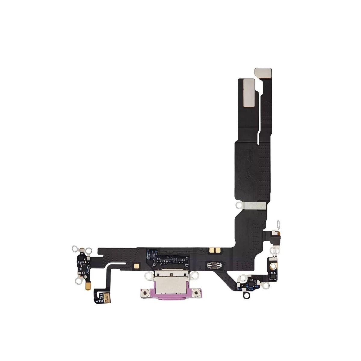 Cable flex con conector de puerto de carga para iPhone 16, rosa