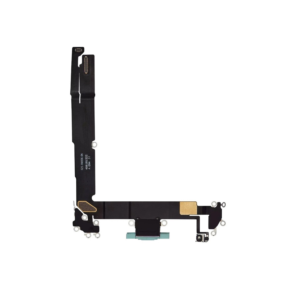 Cable flex con conector de puerto de carga para iPhone 16 Plus, verde azulado