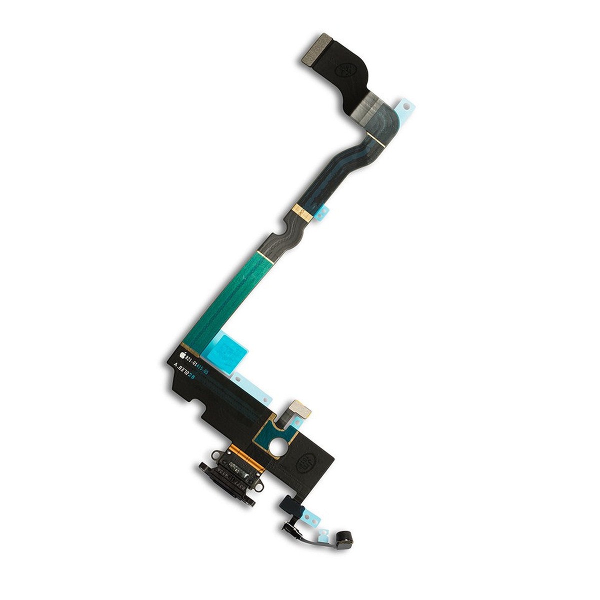 Cable flex con conector de puerto de carga para iPhone XS Max, gris espacial