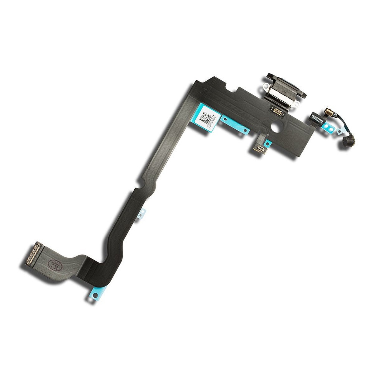 Cable flex con conector de puerto de carga para iPhone XS Max, gris espacial — imagen 3