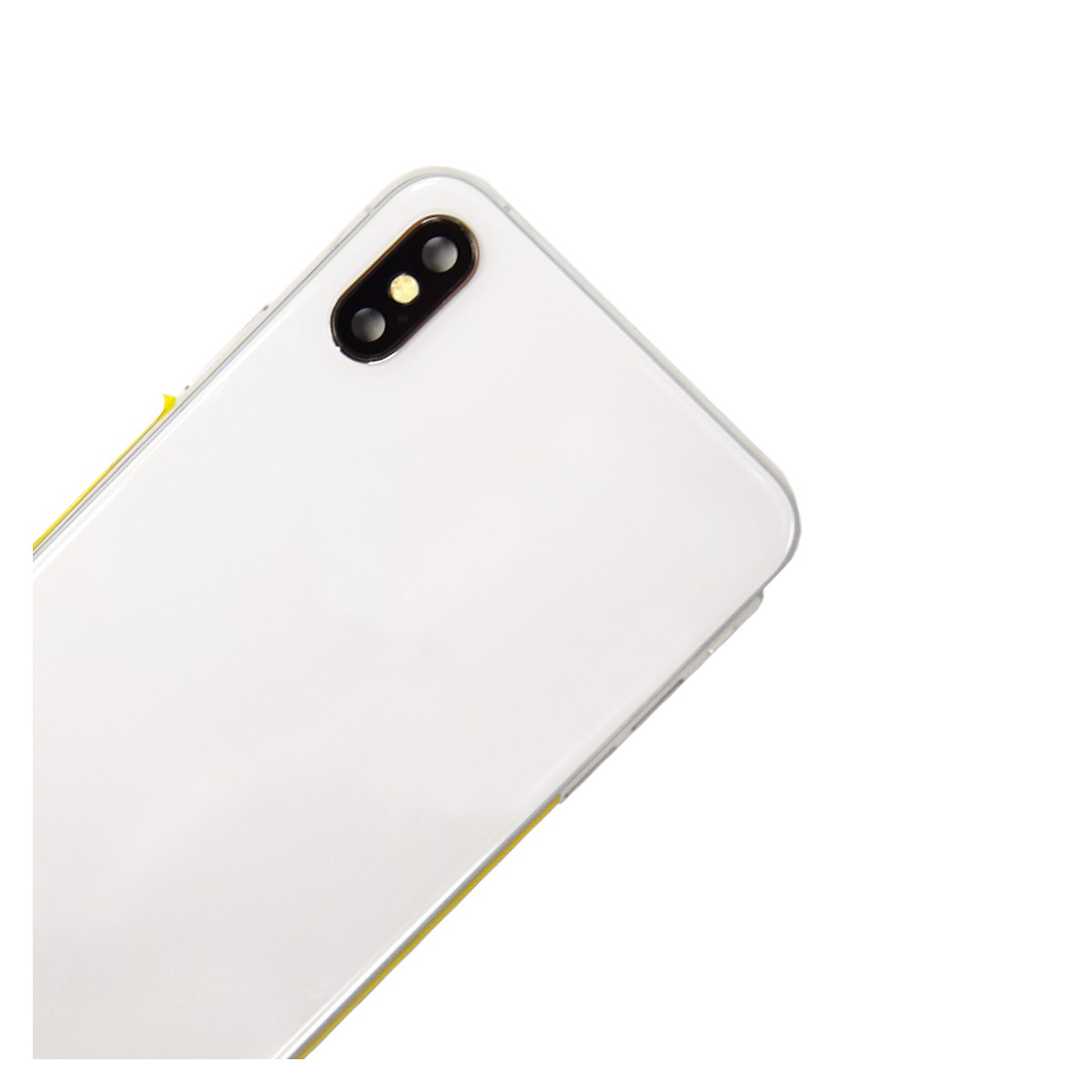 Conjunto de carcasa trasera con piezas pequeñas preinstaladas para iPhone XS Max, plateado — imagen 4