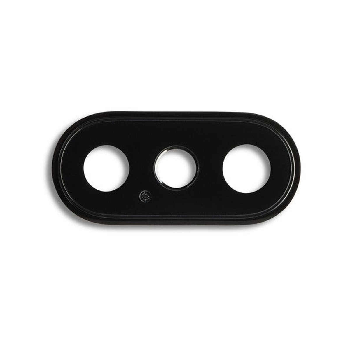 Tapa de lente de cámara trasera para iPhone XS / XS Max, negro