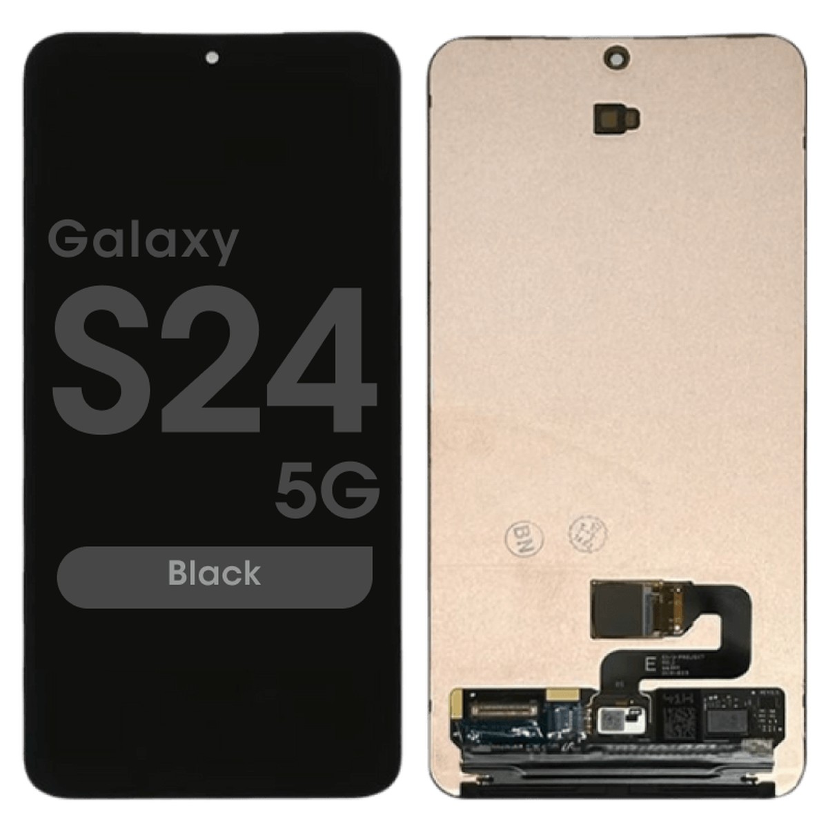 Pantalla OLED con táctil sin marco Service Pack para Galaxy S24 5G (S921), Black