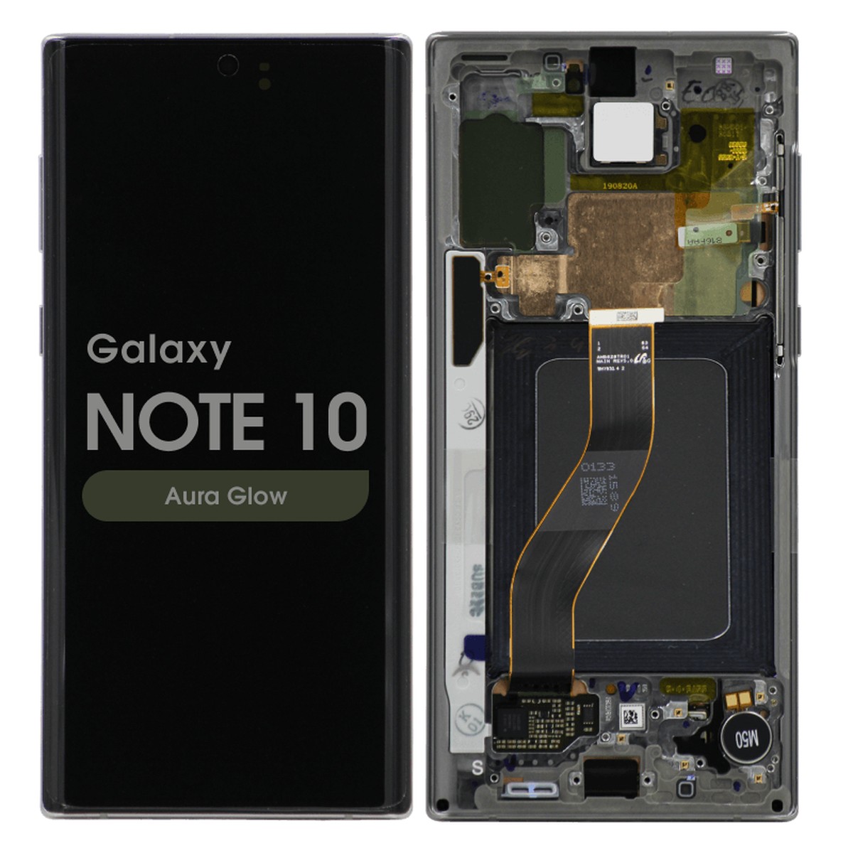 Pantalla OLED con táctil + marco Service Pack para Galaxy Note 10 (N970), Aura Glow