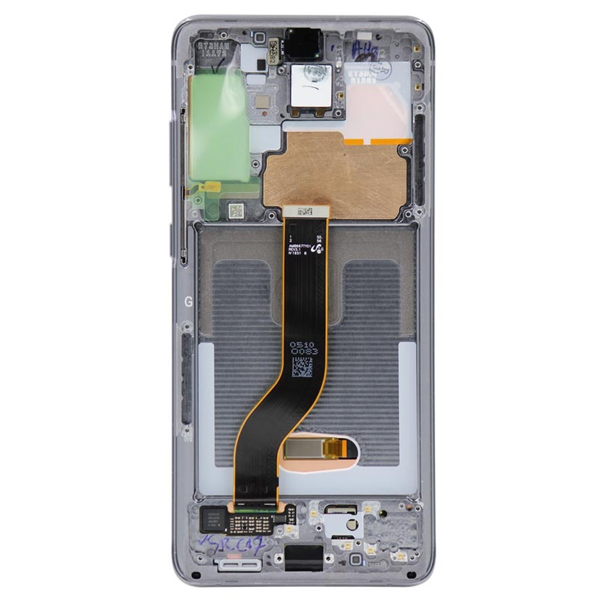 Pantalla OLED con táctil + marco Service Pack para Galaxy S20 Plus (G985), Cosmic Gray — imagen 3