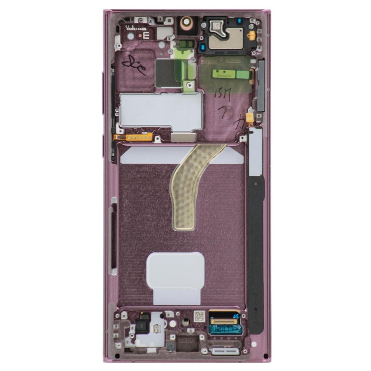 Pantalla OLED con táctil + marco Service Pack para Galaxy S22 Ultra 5G (S908), Burgundy — imagen 3
