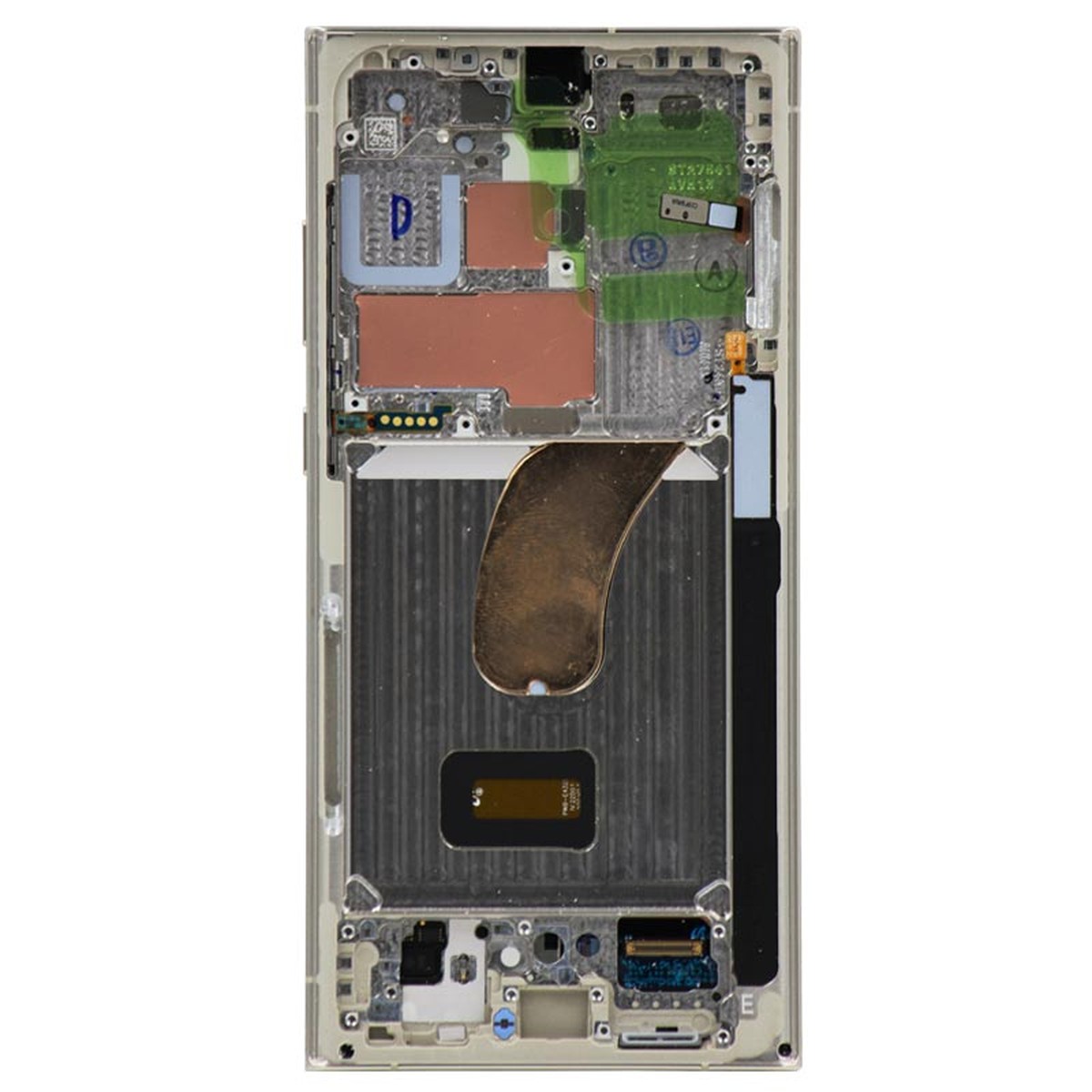 Pantalla OLED con táctil + marco Service Pack para Galaxy S23 Ultra 5G (S918), Versión US / Internacional, Cream — imagen 3