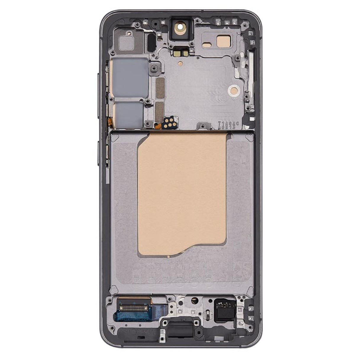 Pantalla OLED con táctil + marco Service Pack para Galaxy S25 5G (S931), Versión US / Internacional, Silver — imagen 3