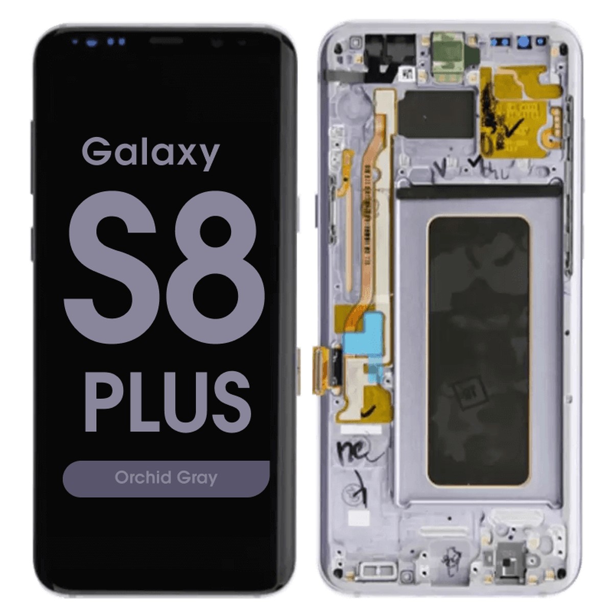 Pantalla OLED con táctil + marco Service Pack para Galaxy S8 Plus (G955), Orchid Gray