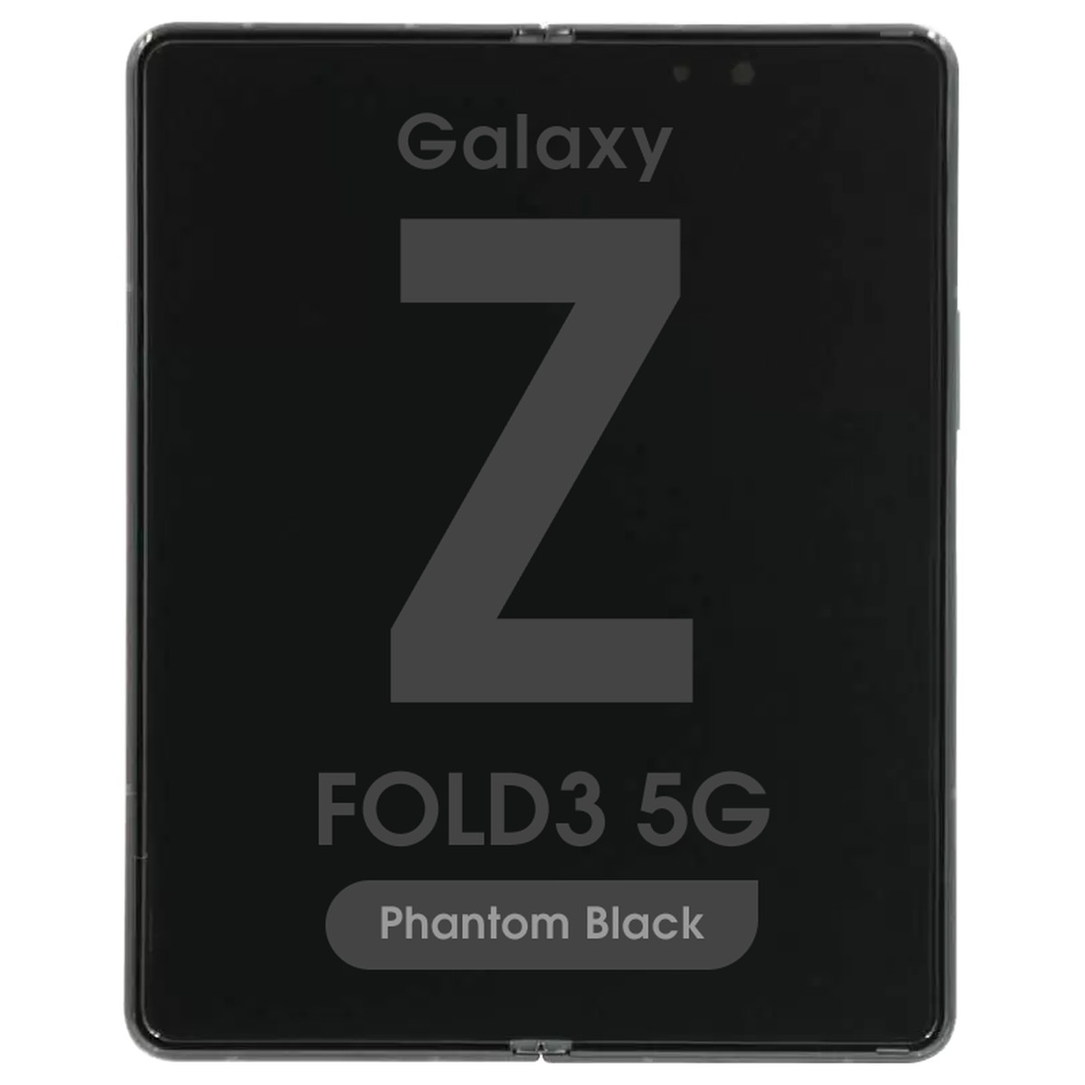 Pantalla OLED con táctil + marco Service Pack para Galaxy Z Fold 3 5G, Versión Internacional, Phantom Black