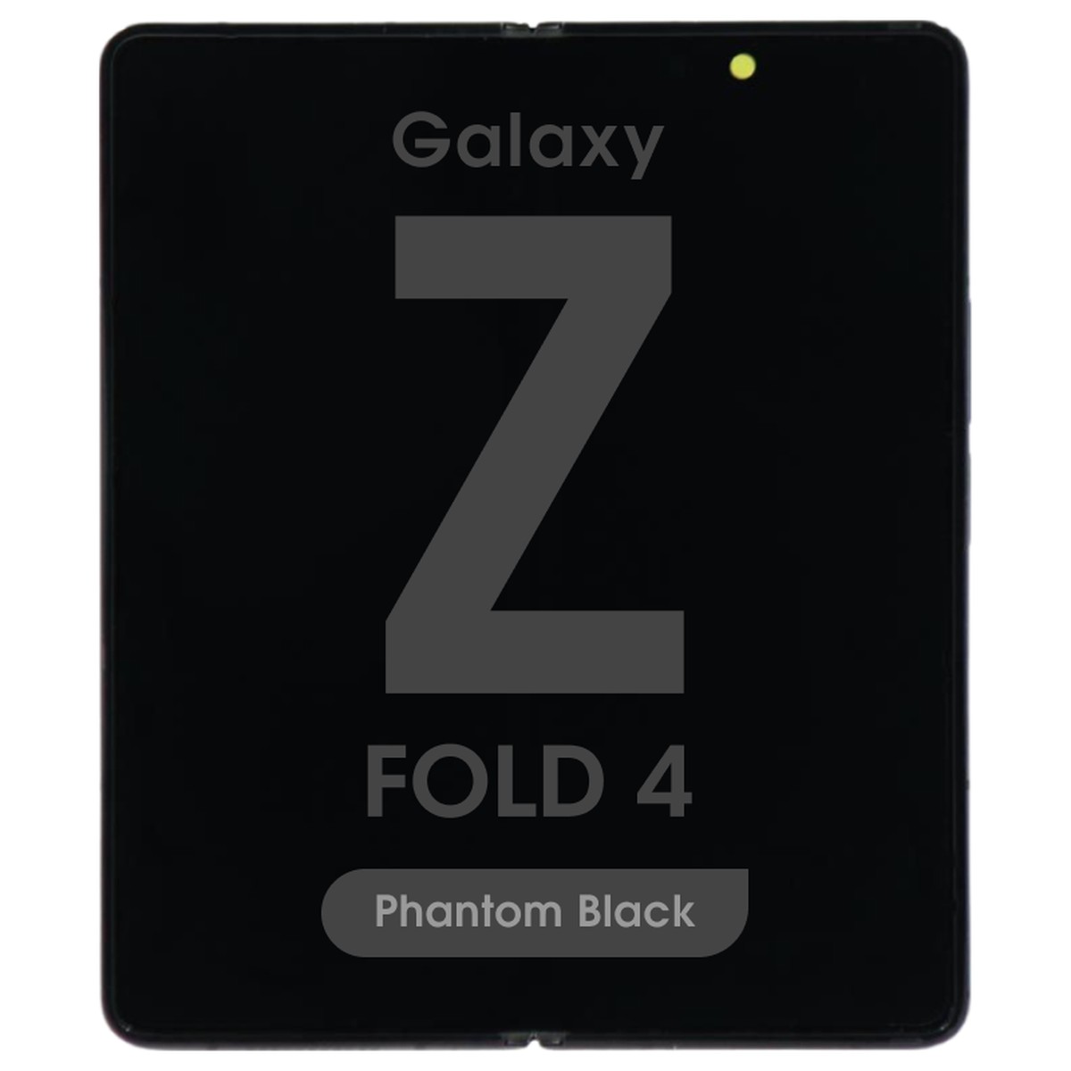 Pantalla OLED con táctil + marco Service Pack para Galaxy Z Fold 4 (F936), Versión US, Main Screen / Phantom Black