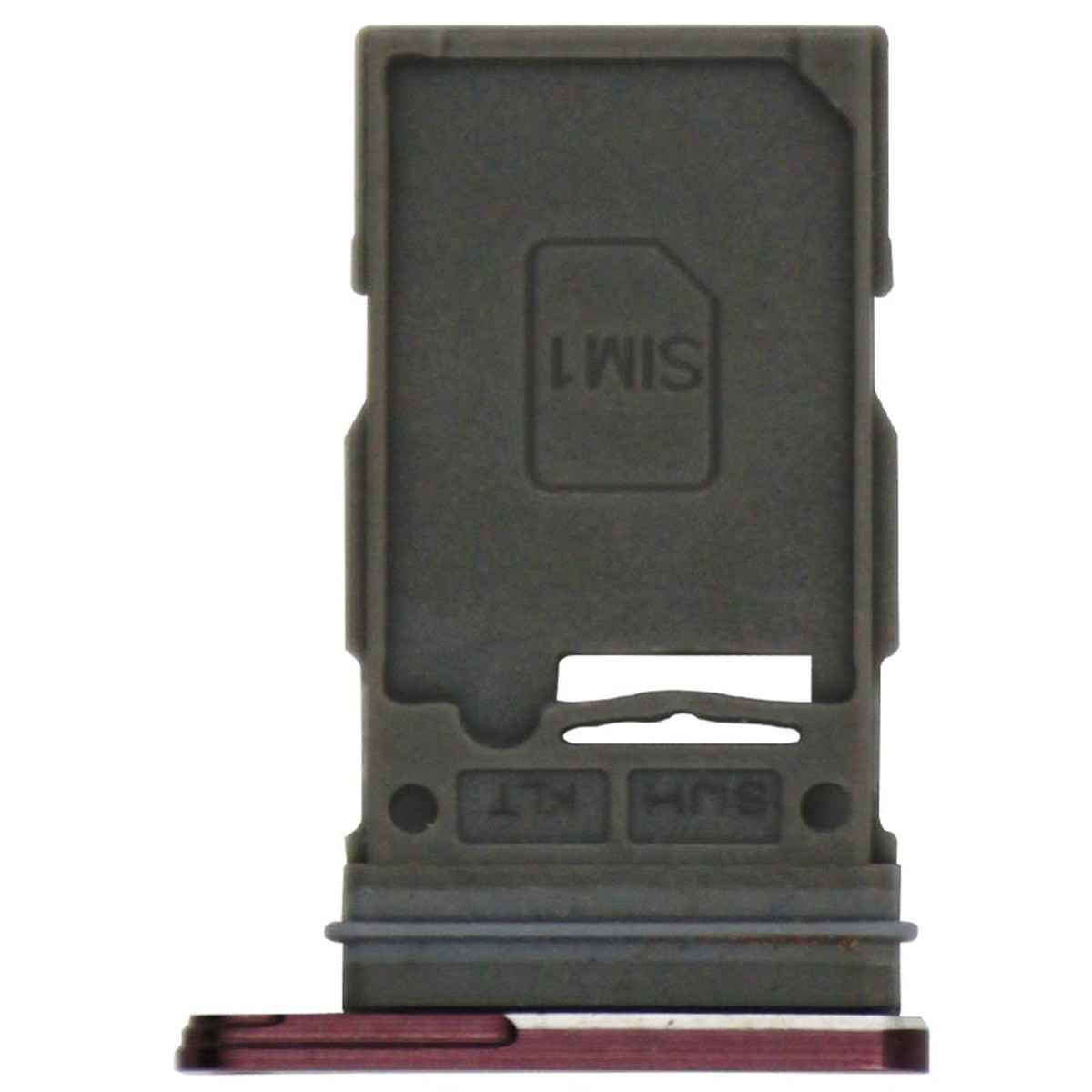 Bandeja SIM simple para Galaxy S22 Ultra 5G (S908), Burgundy