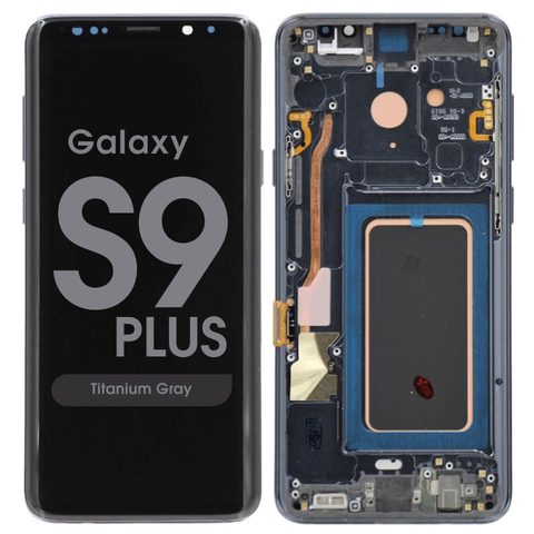 Pantalla OLED con táctil + marco Aftermarket para Galaxy S9 Plus (G965), Midnight Black — imagen 3