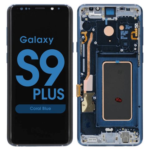 Pantalla OLED con táctil + marco Aftermarket para Galaxy S9 Plus (G965), Coral Blue — imagen 1