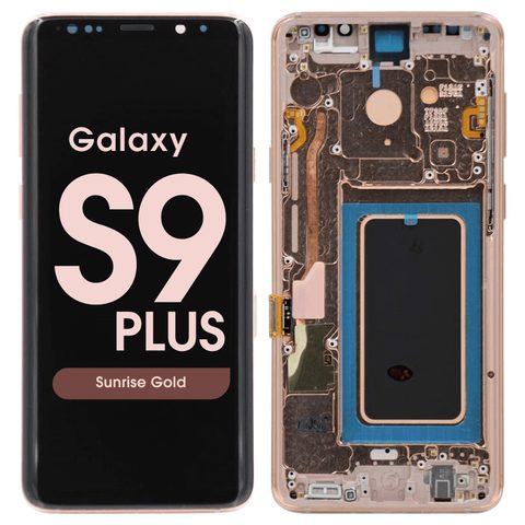 Pantalla OLED con táctil + marco Aftermarket para Galaxy S9 Plus (G965), Sunrise Gold — imagen 1