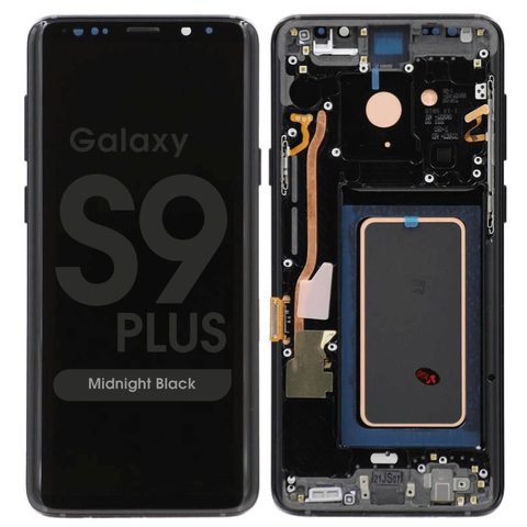 Pantalla OLED con táctil + marco Aftermarket para Galaxy S9 Plus (G965), Midnight Black — imagen 1
