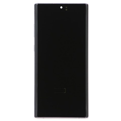 Pantalla Soft OLED con táctil + marco Aftermarket para Galaxy Note 10 Plus / 5G (N975/N976), Aura Glow / Silver — imagen 2