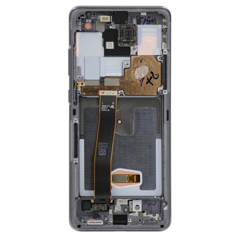 Pantalla Soft OLED con táctil + marco Aftermarket para Galaxy S20 Ultra (G988), Cosmic Gray — imagen 3