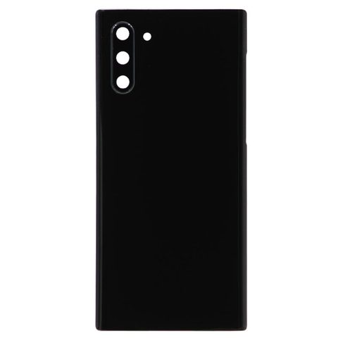 Carcasa trasera con adhesivo y lente de cámara para Galaxy Note 10 (N970), Aura Black — imagen 1