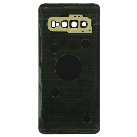 Carcasa trasera con adhesivo y lente de cámara para Galaxy S10 (G973), Canary Yellow — imagen 2
