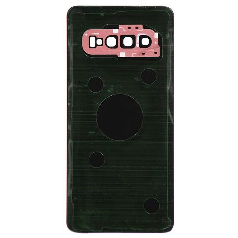 Carcasa trasera con adhesivo y lente de cámara para Galaxy S10 (G973), Flamingo Pink — imagen 2