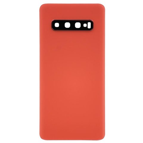 Carcasa trasera con adhesivo y lente de cámara para Galaxy S10 (G973), Flamingo Pink — imagen 1