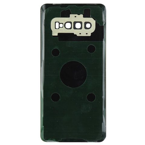 Carcasa trasera con adhesivo y lente de cámara para Galaxy S10 Plus (G975), Canary Yellow — imagen 2