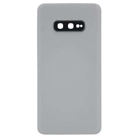 Carcasa trasera con adhesivo y lente de cámara para Galaxy S10e (G970), Prism White — imagen 1