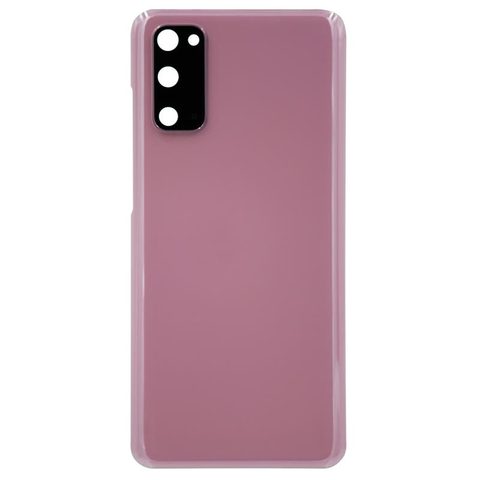 Carcasa trasera con adhesivo y lente de cámara para Galaxy S20 (G980), Cloud Pink — imagen 1
